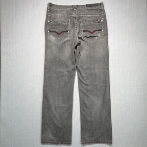 Vintage‎ Parish Nation Jeans Y2K  Denim Black Baggy Men's
